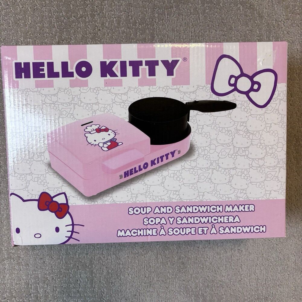 Sanrio Hello Kitty Baby Pink Soup & Sandwich Maker Brand New NIB Cute Core